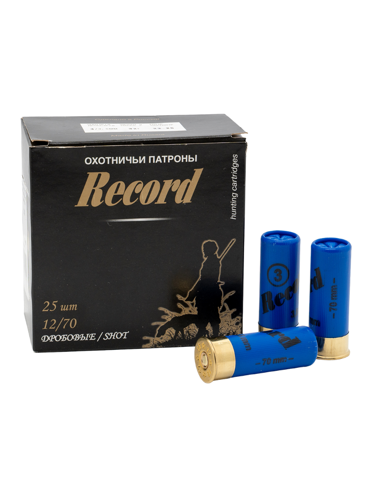 Патрон 12/70 «Рекорд NEW», №3, 34г., п/к, 25шт. f16c9e7a81bf6faff417e7acaae82455_изображение_2026-04-08_124941092.png