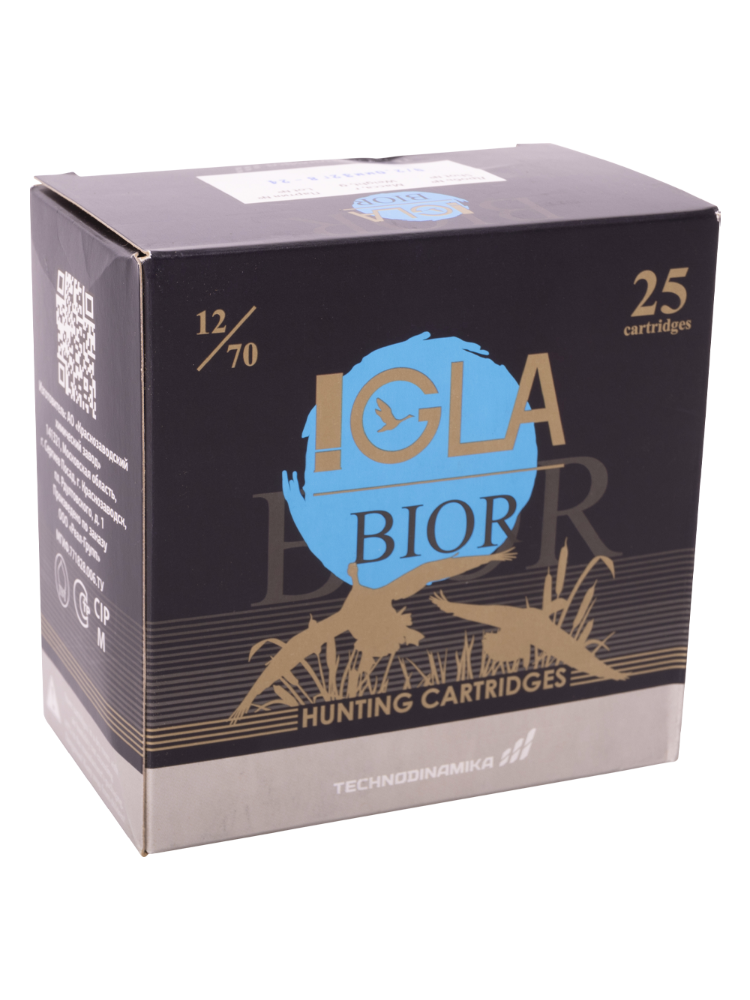 Патрон Igla 12/70 «Игла-BIOR» №2 32гр., 25шт. c3a256ae476b3c431c82cc138f25f59e_изображение_2026-03-31_105244602.png