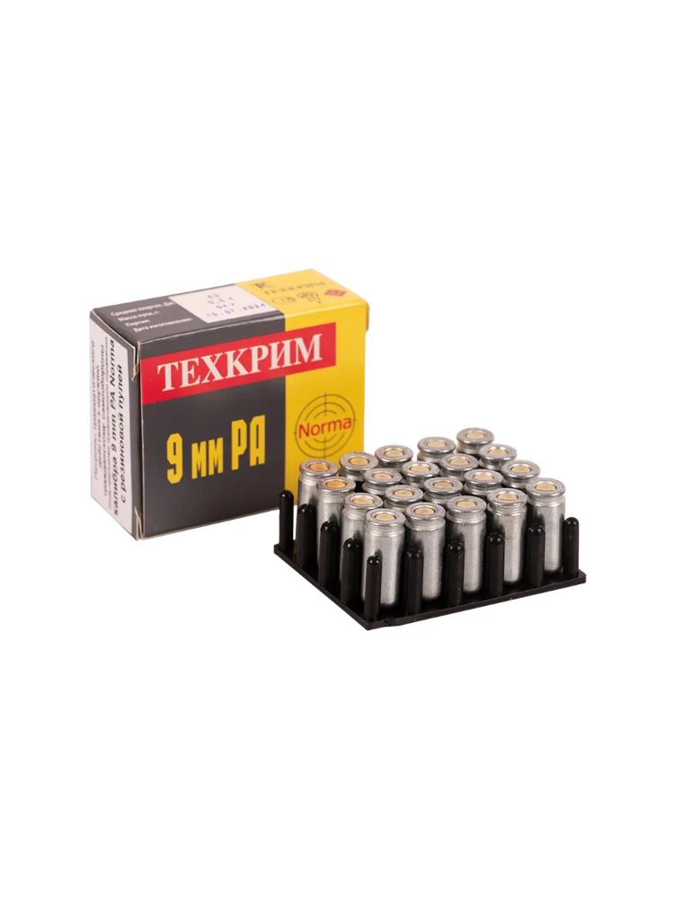 Патрон ООП Техкрим 9РА «Norma», 0.7г., 20шт. 061cd2f9d7c91fffeb0124b3033ae9ea_изображение_2026-03-30_112115499.png