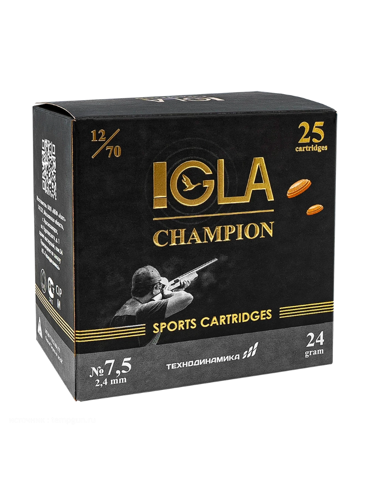 Патрон Igla 12/70 «Игла-Champion» №9 24г., 25шт. ba3a5c92ca7c0f66e102faaebbfecbc1_изображение_2026-04-10_113621759.png