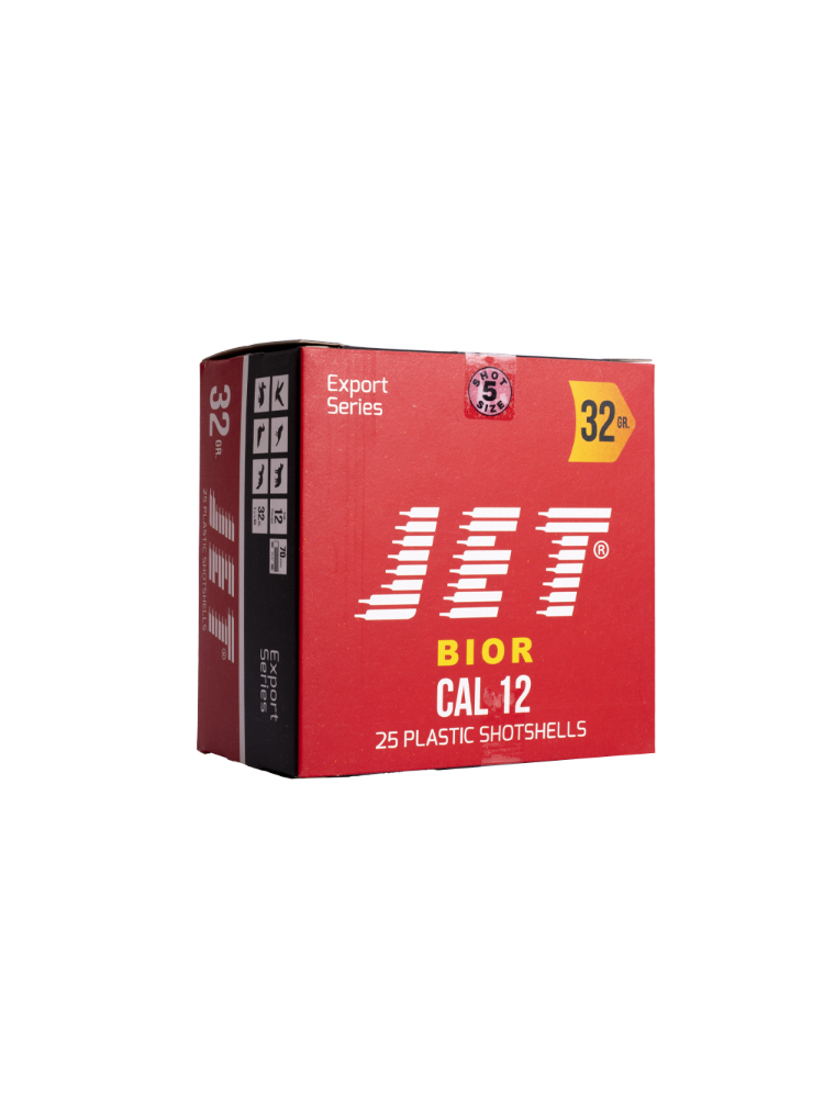 Патрон JET 12/70 Bior №5, 32г., 25шт. f1929450d09522643fa34ca8607a7a53_изображение_2026-03-31_095200547.png